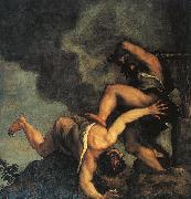 Titian Cain and Abel oil painting reproduction
